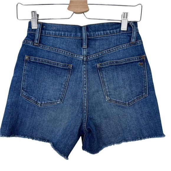 Madewell High-Rise Denim Shorts in Glenoaks Wash Cutoff Edition Size 24w - Picture 5 of 10